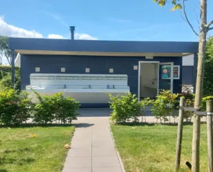 Sanitairgebouw recreatie aan de vecht