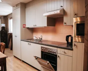 Keuken oven open
