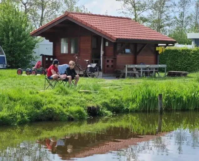 Trekkershut buitenkant water