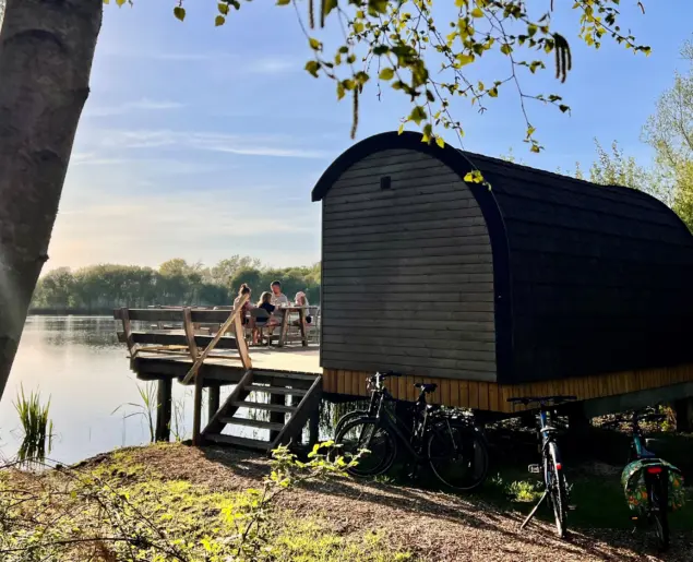 Woodlodge Trekkershut foto zon